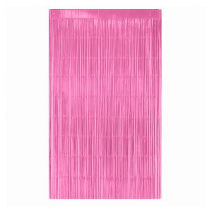 CORTINA METALIZADA ROSA 1x2mts